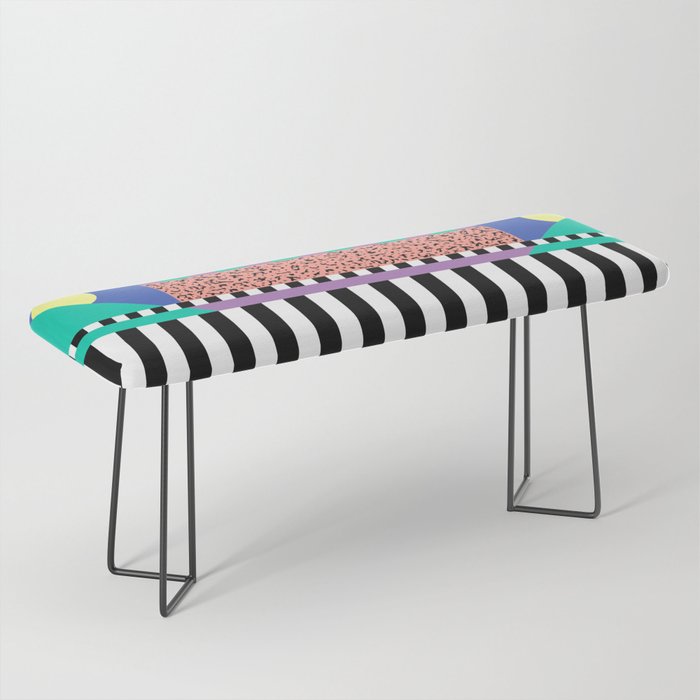 Memphis pattern 108 - 80s / 90s Retro Bench Gallery Image 1