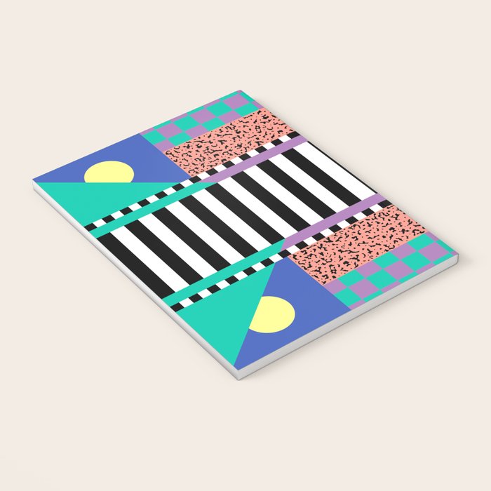 Memphis pattern 108 - 80s / 90s Retro Notebook Gallery Image 3