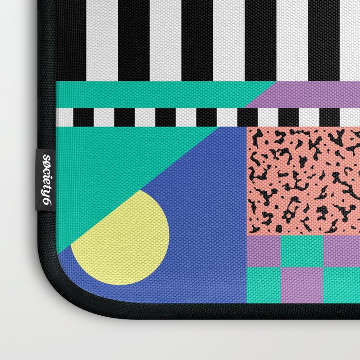 Memphis pattern 108 - 80s / 90s Retro Laptop Sleeve Gallery Image 3