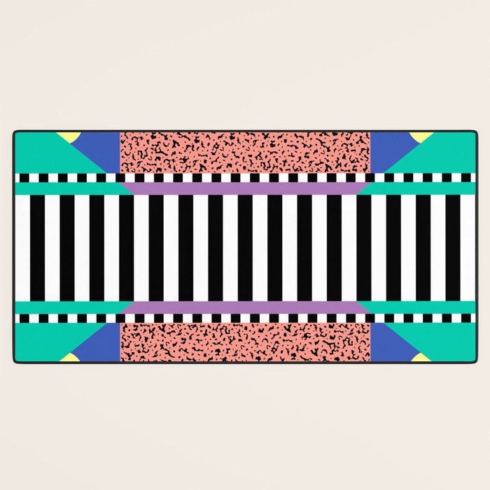 Memphis pattern 108 - 80s / 90s Retro Desk Mat Gallery Image 3