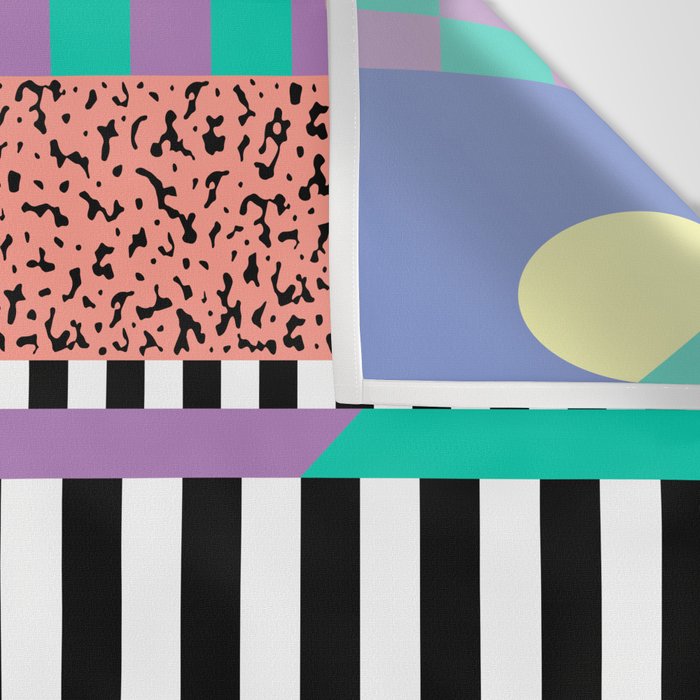 Memphis pattern 108 - 80s / 90s Retro Wall Tapestry Gallery Image 3