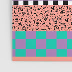 Memphis pattern 108 - 80s / 90s Retro Poster Gallery Image 3