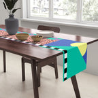Memphis pattern 108 - 80s / 90s Retro Table Runner Gallery Image 2