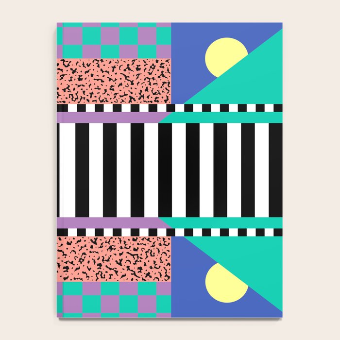 Memphis pattern 108 - 80s / 90s Retro Notebook Gallery Image 4