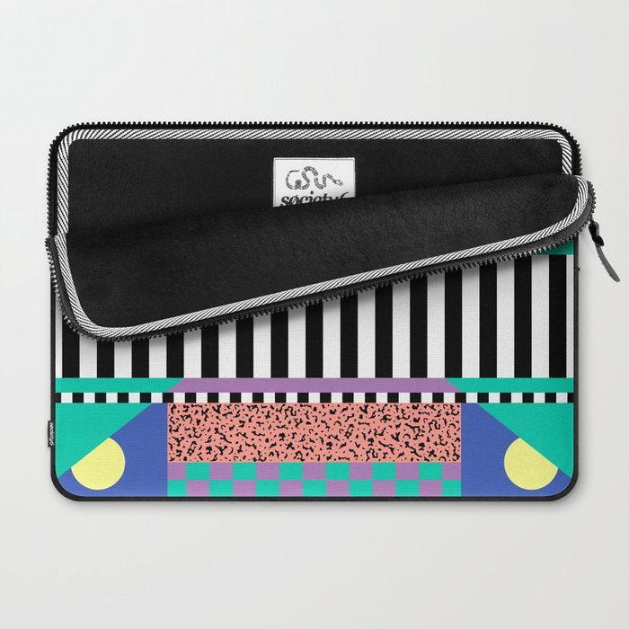 Memphis pattern 108 - 80s / 90s Retro Laptop Sleeve Gallery Image 2