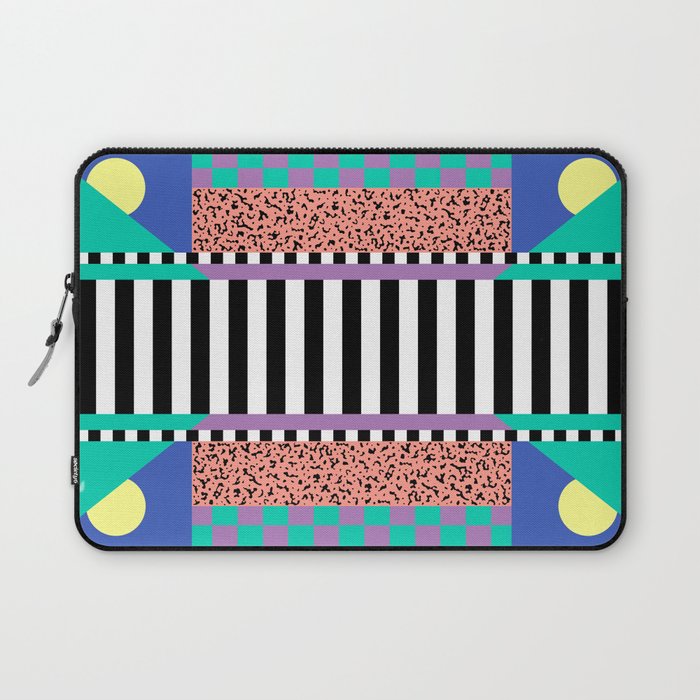 Memphis pattern 108 - 80s / 90s Retro Laptop Sleeve Gallery Image 1