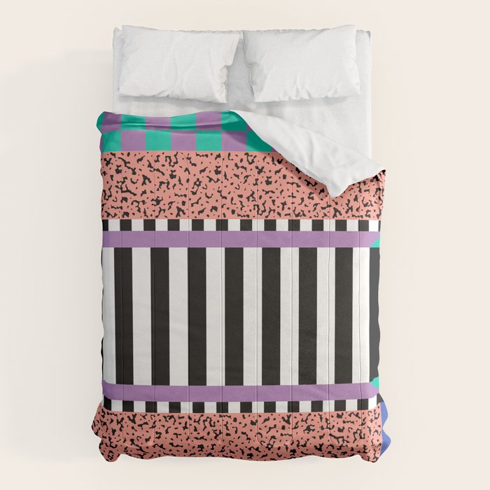 Memphis pattern 108 - 80s / 90s Retro Comforter Gallery Image 6