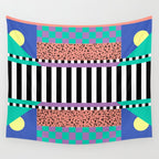 Memphis pattern 108 - 80s / 90s Retro Wall Tapestry Gallery Image 4