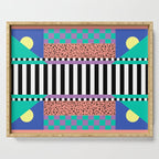 Memphis pattern 108 - 80s / 90s Retro Serving Tray Gallery Image 1