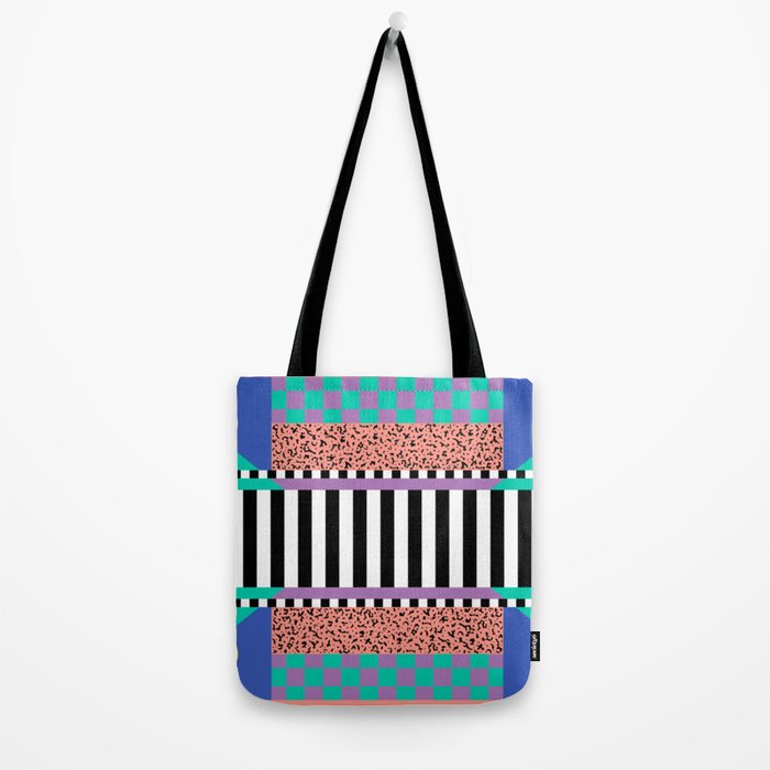 Memphis pattern 108 - 80s / 90s Retro Tote Bag Gallery Image 2