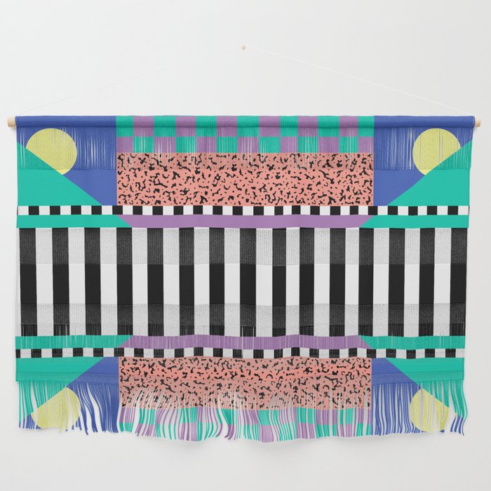 Memphis pattern 108 - 80s / 90s Retro Wall Hanging Gallery Image 1