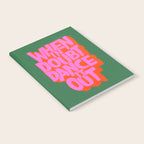 Dance It Out Pink And Green Notebook Gallery Image 2