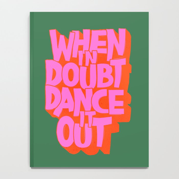 Dance It Out Pink And Green Notebook Gallery Image 4