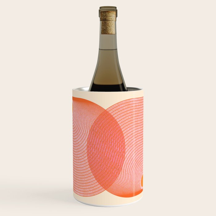 Abstraction_SUN_SUMMER_RED_HOT_SHINE_POP_ART_0322M Wine Chiller Gallery Image 1