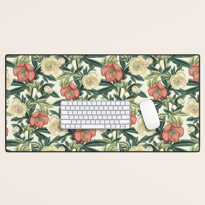  Floral Vintage Garden VI Desk Mat Gallery Image 1
