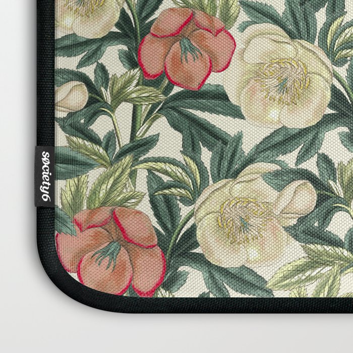  Floral Vintage Garden VI Laptop Sleeve Gallery Image 3