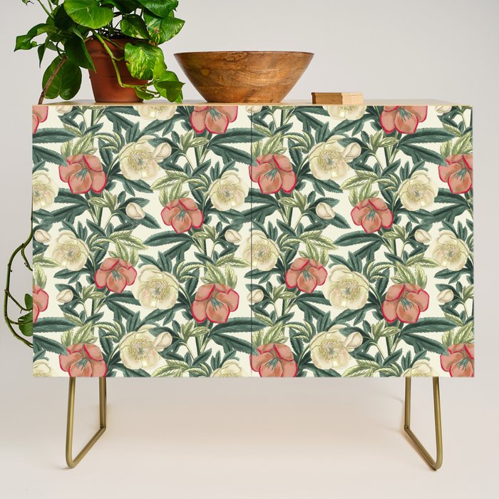  Floral Vintage Garden VI Credenza Gallery Image 1