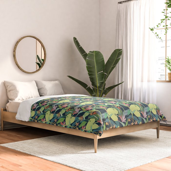 Tropical Bird of Paradise Comforter Gallery Image 2
