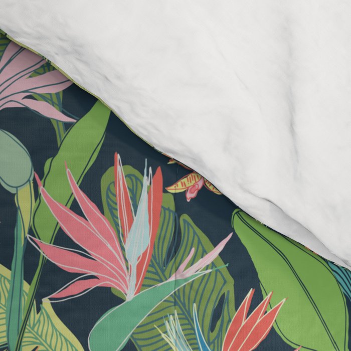 Tropical Bird of Paradise Comforter Gallery Image 4