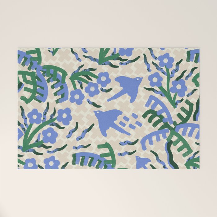 Coconut Spring Blossom, Nuts Welcome Mat Gallery Image 1