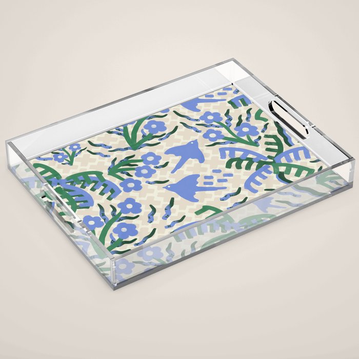 Coconut Spring Blossom, Nuts Acrylic Tray Gallery Image 1
