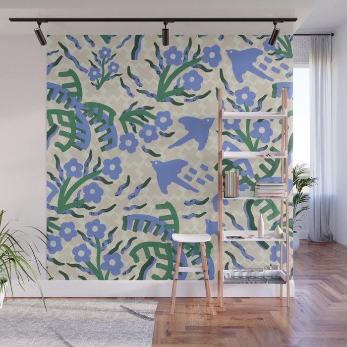 Coconut Spring Blossom, Nuts Wall Mural