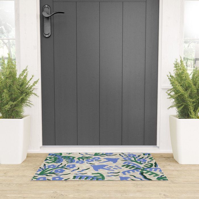 Coconut Spring Blossom, Nuts Welcome Mat Gallery Image 3