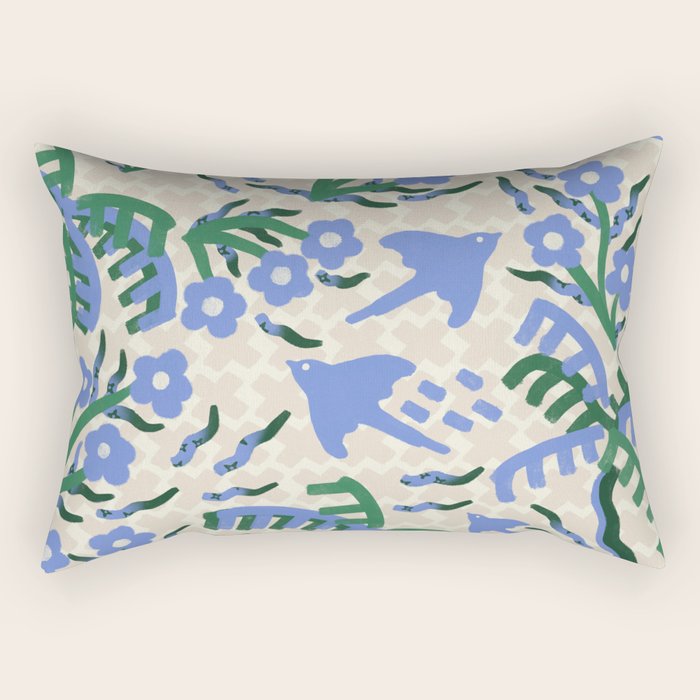 Coconut Spring Blossom, Nuts Rectangular Pillow Gallery Image 1