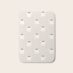 Retro coffee cup cartoon pattern Bath Mat Gallery Image 1