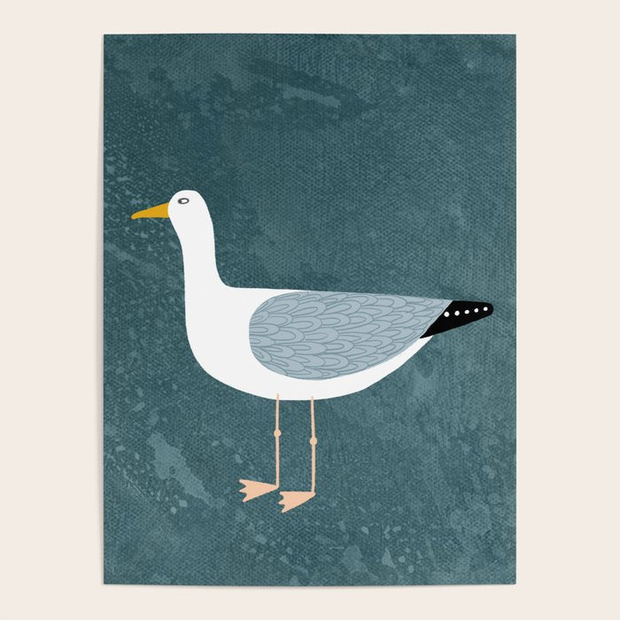 Seagull Standing Poster Gallery Image 4
