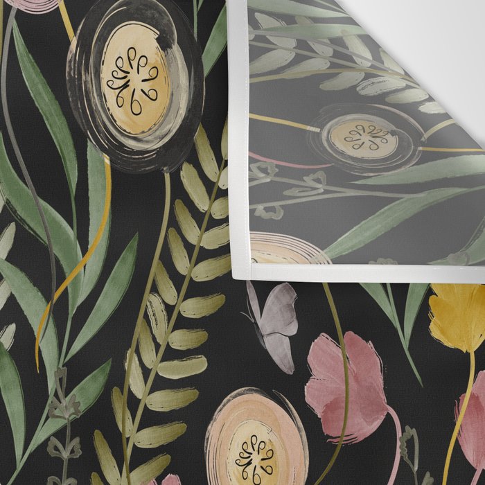 Meadow Noir Wall Tapestry Gallery Image 3