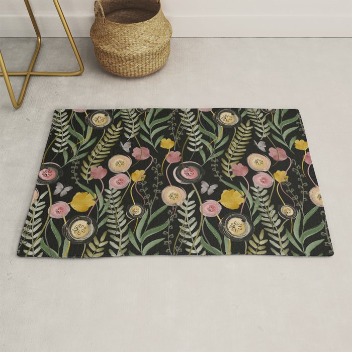 Meadow Noir Rug Gallery Image 1