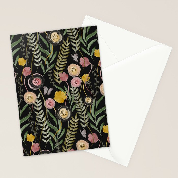 Meadow Noir Stationery Card Gallery Image 2
