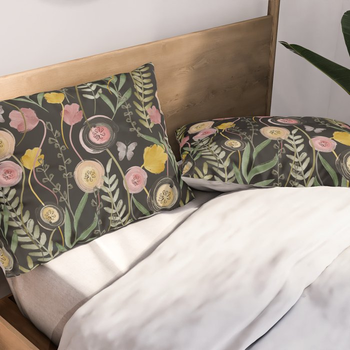 Meadow Noir Pillow Sham Gallery Image 2