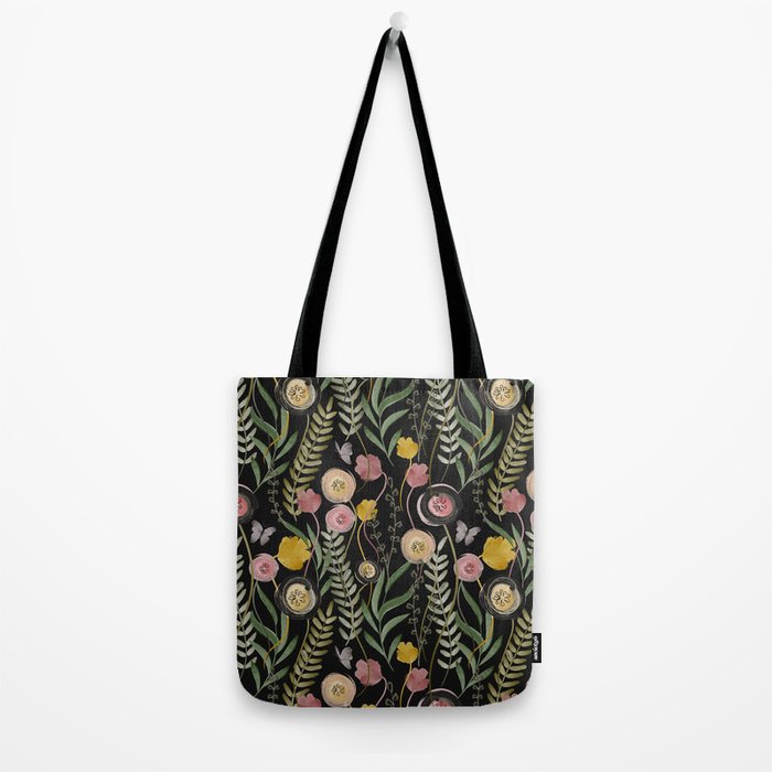 Meadow Noir Tote Bag Gallery Image 2