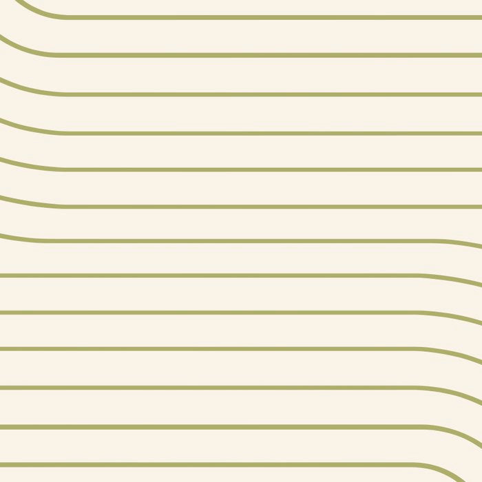 Minimal Line Curvature LXXXVII Creme & Green Mid Century Modern Arch Abstract Coffee Mug Gallery Image 2