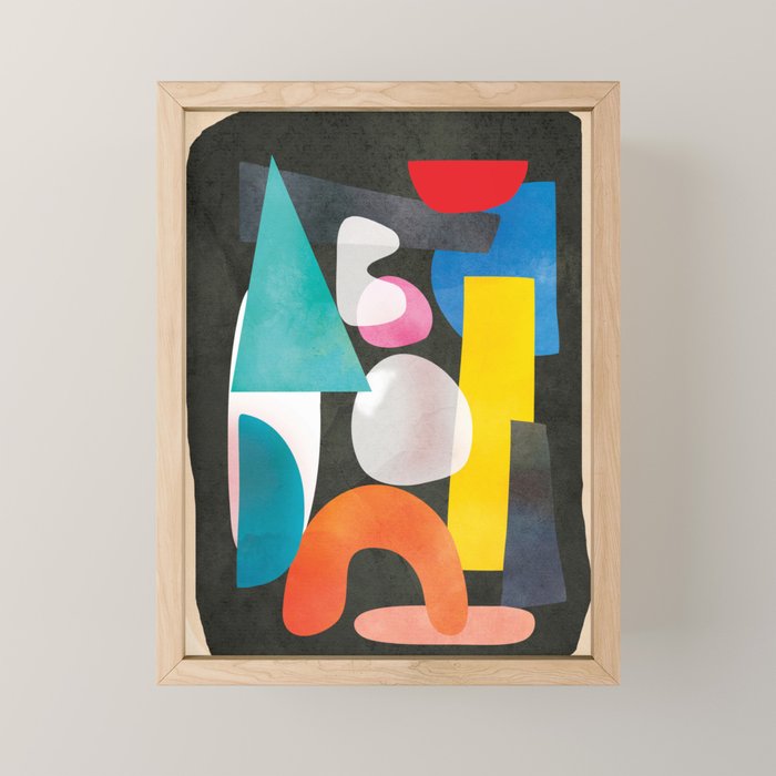 Abstract Modern Art 27 Mini Art Print Gallery Image 1