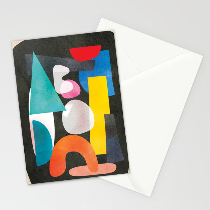 Abstract Modern Art 27 Stationery Card Gallery Image 2