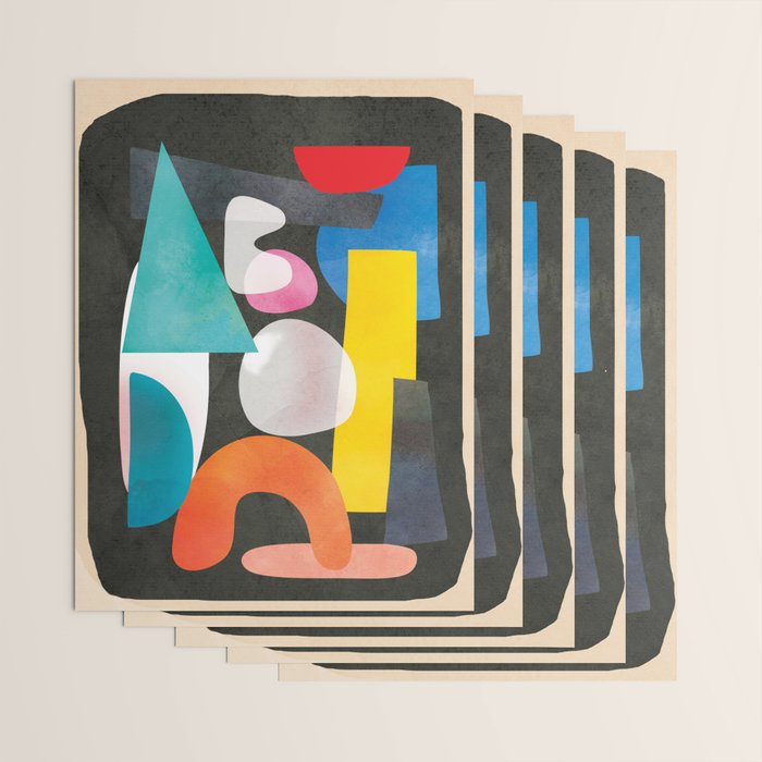 Abstract Modern Art 27 Wrapping Paper Gallery Image 3