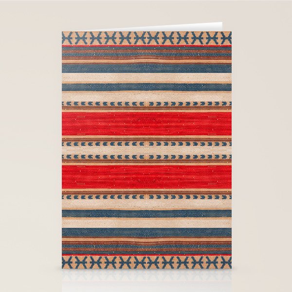 Bohemian Tapestry: Timeless Moroccan Heritage Fabrics Stationery Card Gallery Image 1