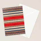Bohemian Tapestry: Timeless Moroccan Heritage Fabrics Stationery Card Gallery Image 2