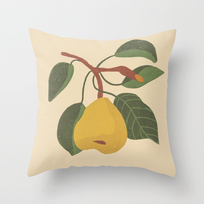 Pear Throw Pillow Gallery Image 6