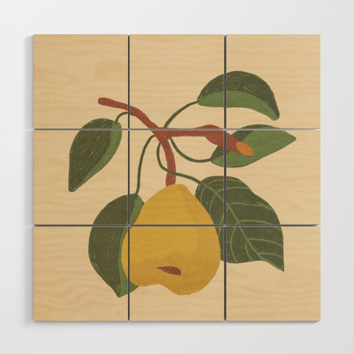 Pear Wood Wall Art Gallery Image 1
