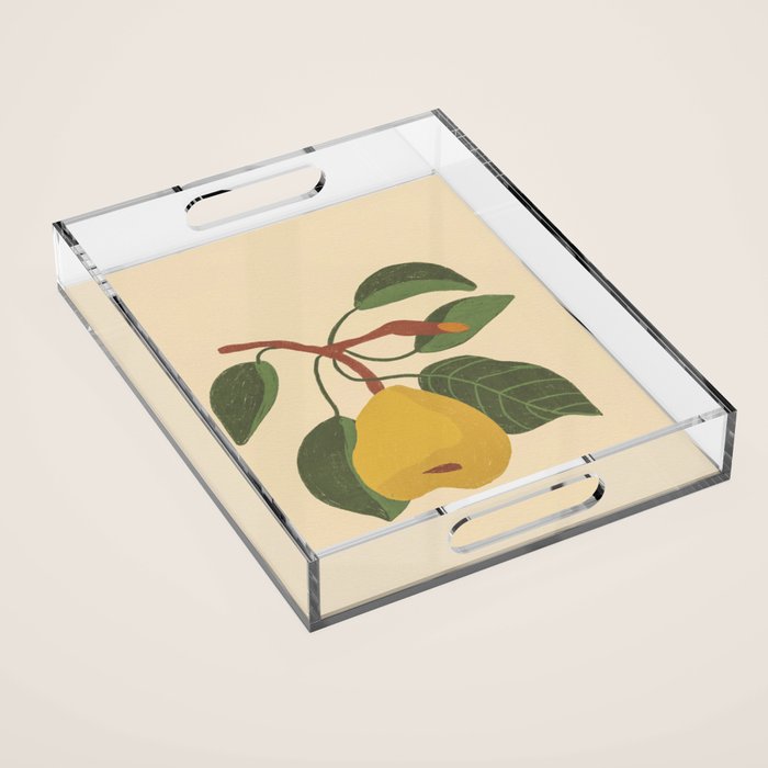 Pear Acrylic Tray Gallery Image 1