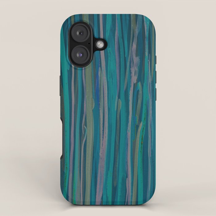 Deep Blue Sea - Ocean watercolor abstract painting iPhone Case Gallery Image 1