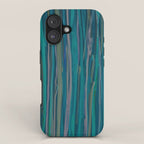 Deep Blue Sea - Ocean watercolor abstract painting iPhone Case Gallery Image 1