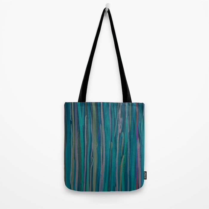 Deep Blue Sea - Ocean watercolor abstract painting Tote Bag Gallery Image 2