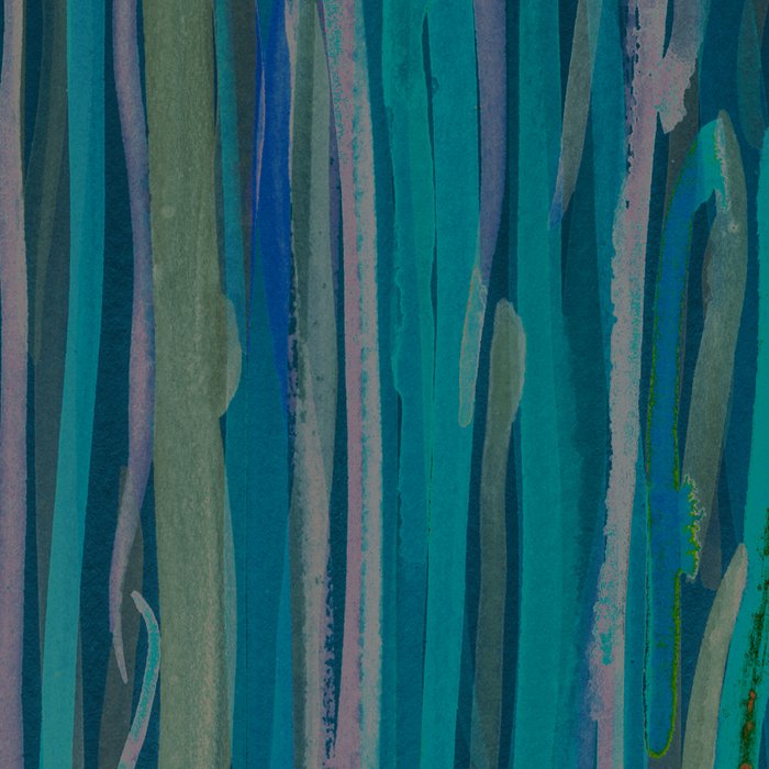 Deep Blue Sea - Ocean watercolor abstract painting Coffee Mug Gallery Image 2