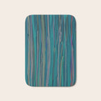 Deep Blue Sea - Ocean watercolor abstract painting Bath Mat Gallery Image 1