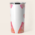 Vintage Rotary Phone - Peach Palette Travel Mug Gallery Image 1